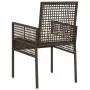 Sillas de Jardín 2 pcs con Cojines Marrón Poliratán | Foro24.es | Tu tienda online para hogar, jardín y más Foro24.es