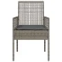 Sillas de Jardín 2 pcs con Cojines Gris de Poliratán | Foro24.es | Tu tienda online para hogar, jardín y más Foro24.es