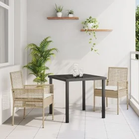 sillas de jardín 2 pcs con cojines beige de ratán von , Gartenstühle - Ref: Foro24-42003449, Preis: 121,41 €, Rabatt: -5%%