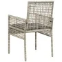 Sillas de Jardín 2 pcs con Cojines Gris Claro Poliratán by , Garden chairs - Ref: Foro24-42003450, Price: 121,39 €, Discount:...