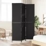 Biombo de 3 paneles plegable negro 146x180 cm de poliratán | Foro24.es | Tu tienda online para hogar, jardín y más Foro24.es