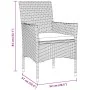 Conjunto de Comedor de Jardín de 3 Piezas Marrón Poliratán de , Sillas de jardín - Ref: Foro24-3379744, Precio: 226,56 €, Des...
