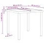 Conjunto de Comedor de Jardín de 3 Piezas Marrón Poliratán de , Sillas de jardín - Ref: Foro24-3379744, Precio: 226,56 €, Des...
