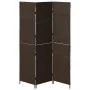 Divisor de habitación 3 paneles plegable marrón 146x180 cm ratán poliéster | Foro24.es | Tu tienda online para hogar, jardín y más Foro24.es