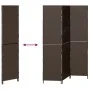 Divisor de habitación 3 paneles plegable marrón 146x180 cm ratán poliéster | Foro24.es | Tu tienda online para hogar, jardín y más Foro24.es