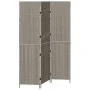 Divisor de habitación 3 paneles plegable gris 147x180 cm ratán polipropileno | Foro24.es | Tu tienda online para hogar, jardín y más Foro24.es