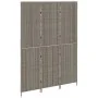 Divisor de habitación 3 paneles plegable gris 147x180 cm ratán polipropileno | Foro24.es | Tu tienda online para hogar, jardín y más Foro24.es