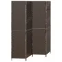 Divisor de habitación 4 paneles plegable marrón 195x180 cm poli ratán | Foro24.es | Tu tienda online para hogar, jardín y más Foro24.es