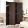 Divisor de habitación 4 paneles plegable marrón 195x180 cm poli ratán | Foro24.es | Tu tienda online para hogar, jardín y más Foro24.es