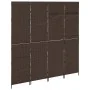 Divisor de habitación 4 paneles plegable marrón 195x180 cm poli ratán | Foro24.es | Tu tienda online para hogar, jardín y más Foro24.es