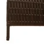 Divisor de habitación 4 paneles plegable marrón 195x180 cm poli ratán | Foro24.es | Tu tienda online para hogar, jardín y más Foro24.es