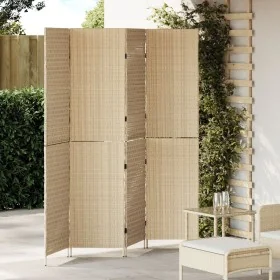 Divisores de habitaciones Beige Ratán Alto Plegable by , Room dividers - Ref: Foro24-42003675, Price: 150,06 €, Discount: -5%%
