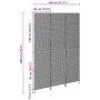 Divisor de habitación 3 paneles plegable beige 146x200 cm de poliratán | Foro24.es | Tu tienda online para hogar, jardín y más Foro24.es
