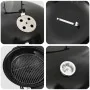 Carro de Barbacoa de Carbón con Tapa Negro 96x72x113 cm Metal | Foro24.es | Tu tienda online para hogar, jardín y más Foro24.es