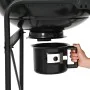 Carro de Barbacoa de Carbón con Tapa Negro 96x72x113 cm Metal | Foro24.es | Tu tienda online para hogar, jardín y más Foro24.es