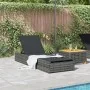 Tumbona Gris 60x200x27 cm Poliratán by , Loungers - Ref: Foro24-42004126, Price: 173,68 €, Discount: %