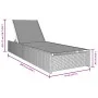 Tumbona Gris 60x200x27 cm Poliratán by , Loungers - Ref: Foro24-42004126, Price: 173,68 €, Discount: %