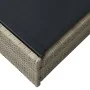 Tumbona Beige 60x200x27 cm de Ratán Poliéster by , Loungers - Ref: Foro24-42004127, Price: 173,22 €, Discount: %