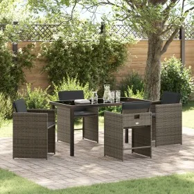 Conjunto de Comedor de Jardín de 5 Piezas con