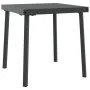 Tumbonas 2 pcs con ruedas y mesa negro de poliratán de , Tumbonas - Ref: Foro24-42004131, Precio: 258,53 €, Descuento: -5%%