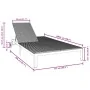 Tumbona con cojines y ruedas para 2 personas color marrón de ratán polivalente by , Loungers - Ref: Foro24-42004132, Price: 1...