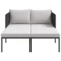 Tumbona con cojines para 2 personas Anthracite 115x153x69,5 cm Acero von , Liegen - Ref: Foro24-42004134, Preis: 255,65 €, Ra...