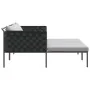 Tumbona con cojines para 2 personas Anthracite 115x153x69,5 cm Acero von , Liegen - Ref: Foro24-42004134, Preis: 255,65 €, Ra...