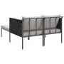 Tumbona con cojines para 2 personas Anthracite 115x153x69,5 cm Acero von , Liegen - Ref: Foro24-42004134, Preis: 255,65 €, Ra...