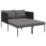 Tumbona con cojines para 2 personas Anthracite 115x153x69,5 cm Acero von , Liegen - Ref: Foro24-42004135, Preis: 255,98 €, Ra...