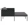 Tumbona con cojines para 2 personas Anthracite 115x153x69,5 cm Acero von , Liegen - Ref: Foro24-42004135, Preis: 255,98 €, Ra...