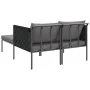 Tumbona con cojines para 2 personas Anthracite 115x153x69,5 cm Acero von , Liegen - Ref: Foro24-42004135, Preis: 255,98 €, Ra...
