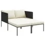 Tumbona con cojines para 2 personas color antracita 115x153x69,5 cm de acero | Foro24.es | Tu tienda online para hogar, jardín y más Foro24.es