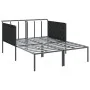 Tumbona con cojines para 2 personas color antracita 115x153x69,5 cm de acero | Foro24.es | Tu tienda online para hogar, jardín y más Foro24.es