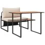 Conjunto de Comedor Jardín de 2 Piezas Silla Individual con Cojines Taupe | Foro24.es | Tu tienda online para hogar, jardín y más Foro24.es