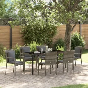 Conjunto de Comedor de Jardín de 7 piezas con