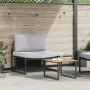 Juego de Sofás de Jardín de 2 Piezas con Asiento Individual y Cojines Gris Claro | Foro24.es | Tu tienda online para hogar, jardín y más Foro24.es