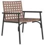 Sillas de jardín 2 pcs Negro 79x56x73,5 cm Ratán Poliéster | Foro24.es | Tu tienda online para hogar, jardín y más Foro24.es