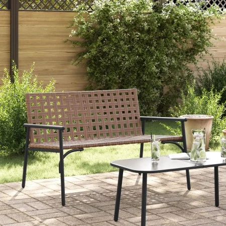 Banco de Jardín Negro 113x79x75 cm Ratán Sintético | Foro24.es | Tu tienda online para hogar, jardín y más Foro24.es