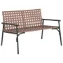 Banco de Jardín Negro 113x79x75 cm Ratán Sintético | Foro24.es | Tu tienda online para hogar, jardín y más Foro24.es