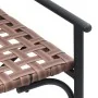 Banco de Jardín Negro 113x79x75 cm Ratán Sintético | Foro24.es | Tu tienda online para hogar, jardín y más Foro24.es