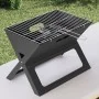 Parrilla BBQ de Carbón - Plegable, Negra, 46x30x31 cm, Hecha de Acero | Foro24.es | Tu tienda online para hogar, jardín y más Foro24.es