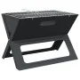 Parrilla BBQ de Carbón - Plegable, Negra, 46x30x31 cm, Hecha de Acero | Foro24.es | Tu tienda online para hogar, jardín y más Foro24.es