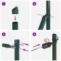 Conjunto de Postes de Cerca Conjunto de 13 Verde Metal | Foro24.es | Tu tienda online para hogar, jardín y más Foro24.es