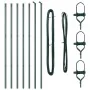 Set de Poste de Cerca Set de 7 Verde Metal by , fence posts - Ref: Foro24-42004200, Price: 70,16 €, Discount: %
