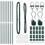 Set de Poste de Cerca Set de 7 Verde Metal by , fence posts - Ref: Foro24-42004200, Price: 70,16 €, Discount: %