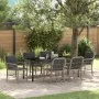 Set de Comedor de Jardín de 7 Piezas con Cojines Gris Claro Poliratán von , Gartenstühle - Ref: Foro24-3380244, Preis: 724,43...