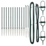 Set de Postes de Cerca con Punta Set de 13 Verde Plástico | Foro24.es | Tu tienda online para hogar, jardín y más Foro24.es