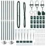 Set De Postes De Cerca Con Picos 14 Piezas Verde Metal | Foro24.es | Tu tienda online para hogar, jardín y más Foro24.es