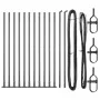Set de Posts de Cerca Set de 26 Gris Concreto 3.2 x 3.2 x 78.5 cm | Foro24.es | Tu tienda online para hogar, jardín y más Foro24.es