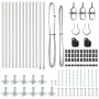 Juego de postes de cercas Set de 13 Gris Acero galvanizado | Foro24.es | Tu tienda online para hogar, jardín y más Foro24.es